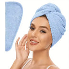 Turbante asciugacapelli in microfibra