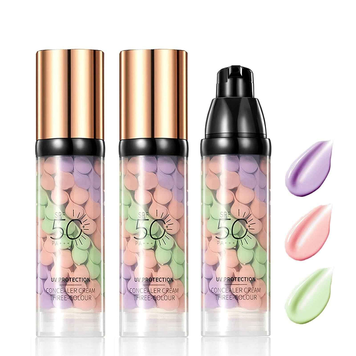 Prime & Protect | Primer, Correttore Tri-Color e Protezione Solare SPF 50+