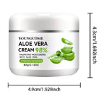 Vasetto di crema viso all’aloe vera 98% da 60 g