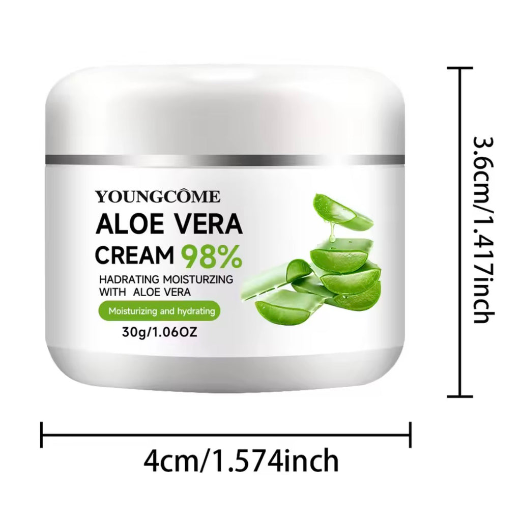 Vasetto di crema viso all’aloe vera 98% da 30 g