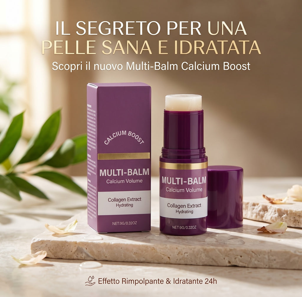 Multi-Balm Stick Idratante 9 g – Balsamo Nutriente per Viso e Zone Secche
