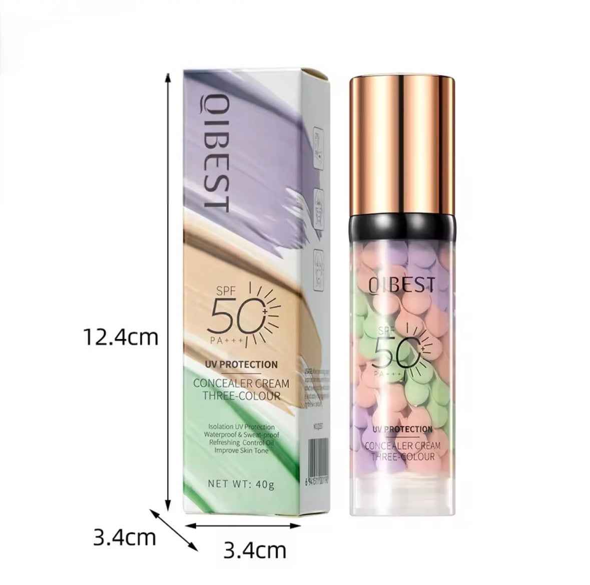 Prime & Protect | Primer, Correttore Tri-Color e Protezione Solare SPF 50+