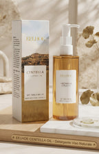 Set Viso Centella Asiatica 3 Step – Olio Detergente, Schiuma Ampoule e Siero