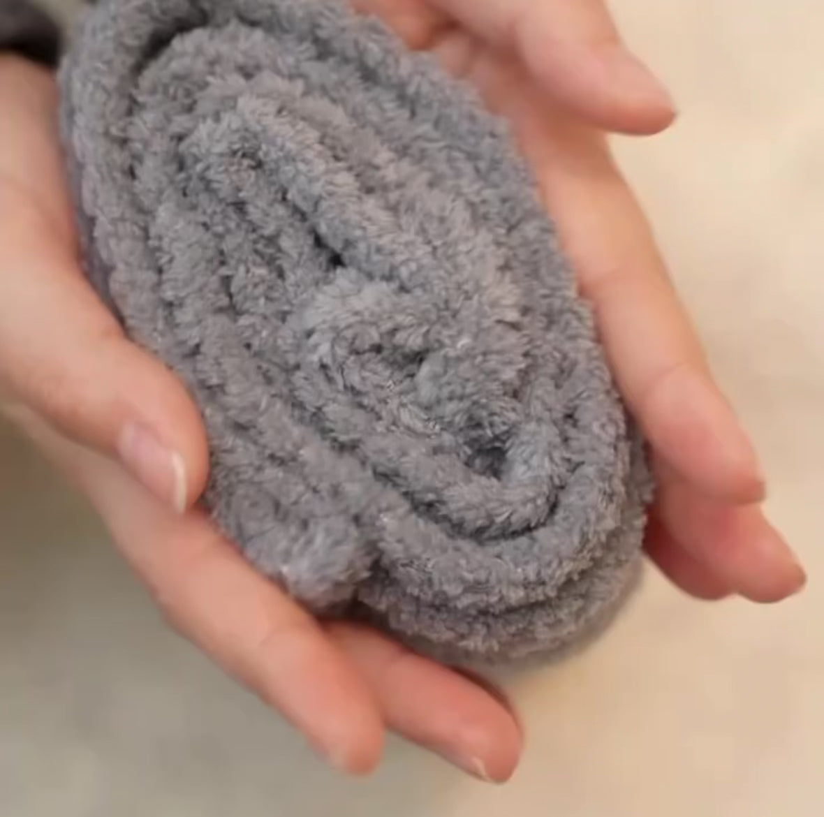 Turbante asciugacapelli in microfibra